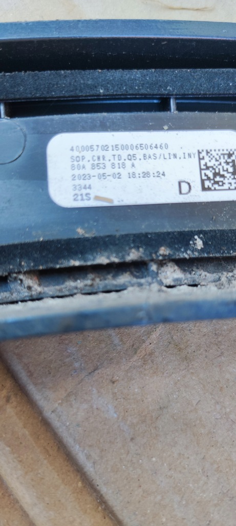 фото №9, Audi q5 ii 80a молдинг крыло правый задний 80a853818a оригинал