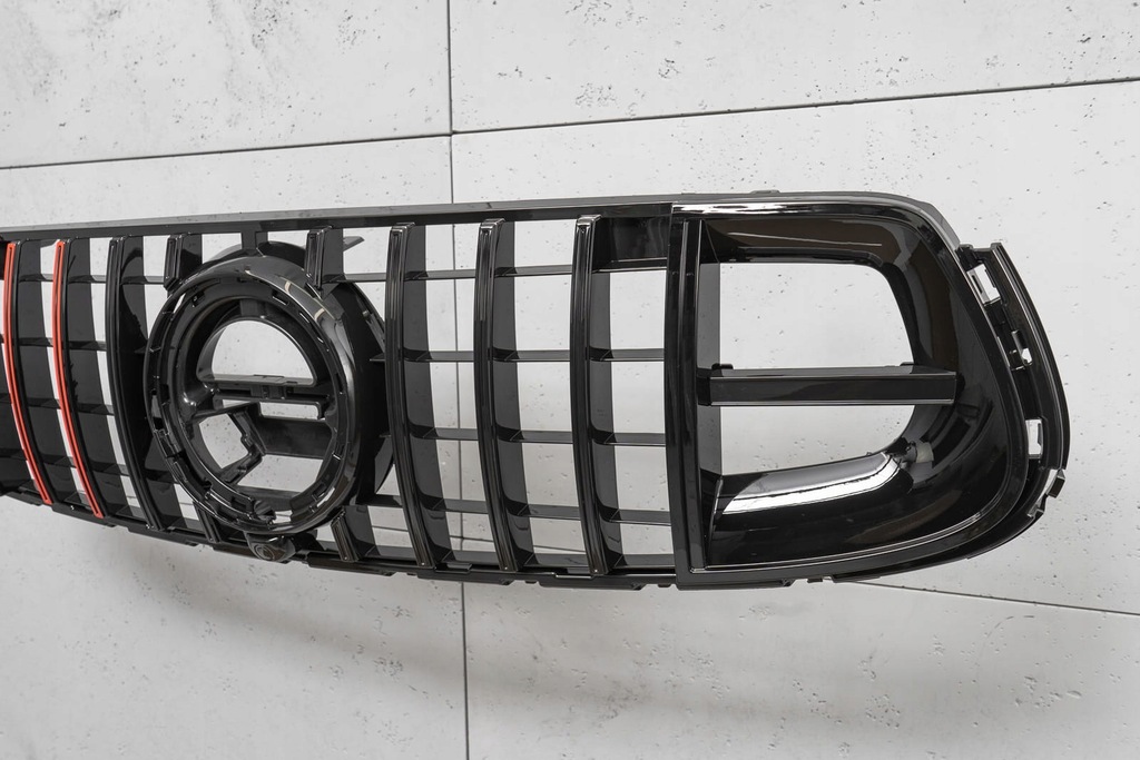 фото №12, Mercedes glc x253 c253 решётка радиатора brabus style с камера