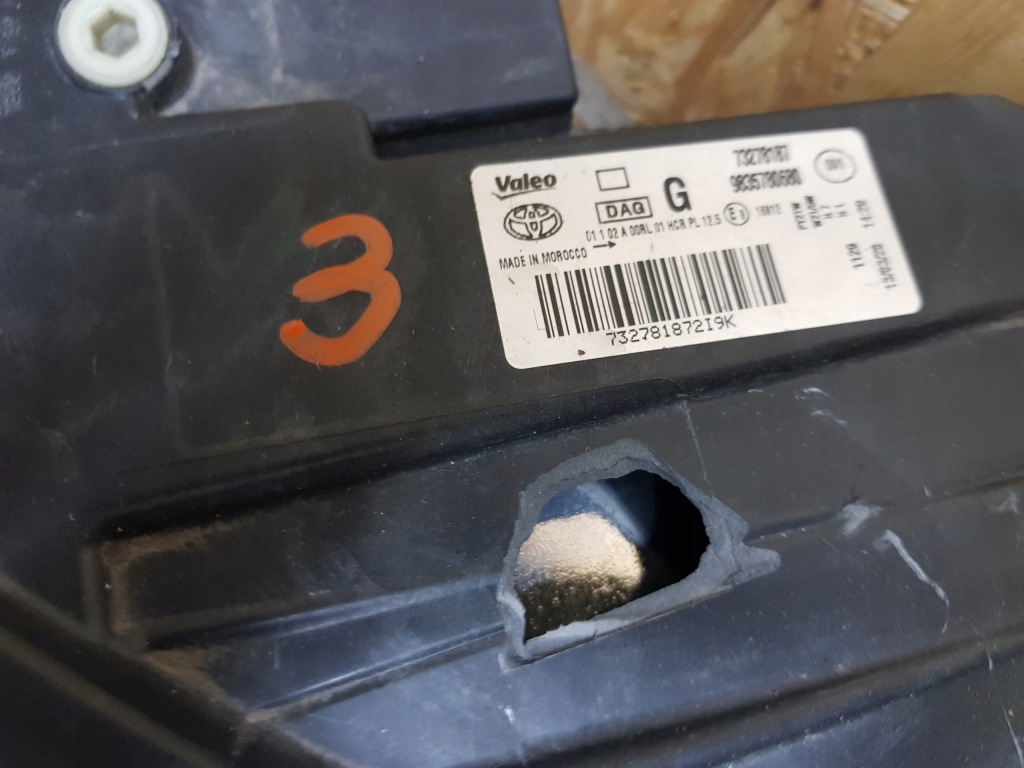 фото №2, Лампа ліва лівий перед передня toyota proace city