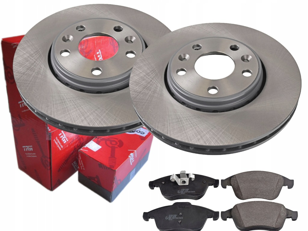 Купити Гальмівні диски + гальмівні колодки trw перед renault latitude