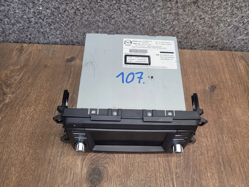 фото №3, Mazda 6 gj 012- радио навигация cv-vm42f5jm