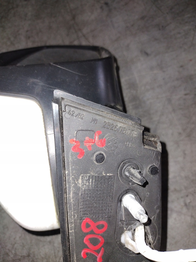 фото №11, Дзеркало праве peugeot 208 lift ewpb 3+6