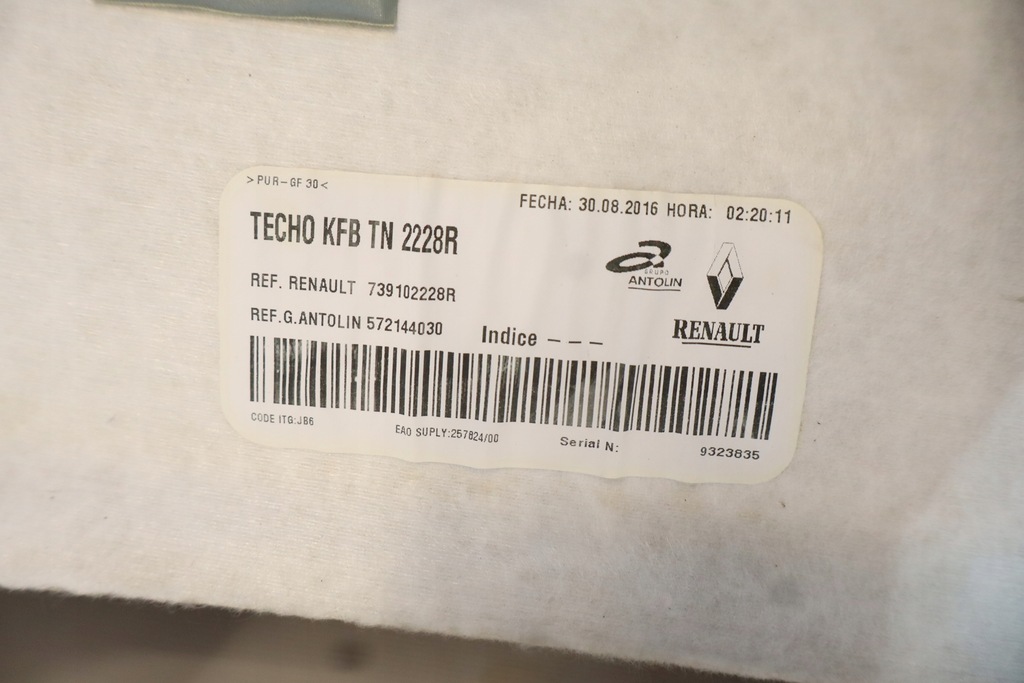 фото №3, Потолок renault megane iv