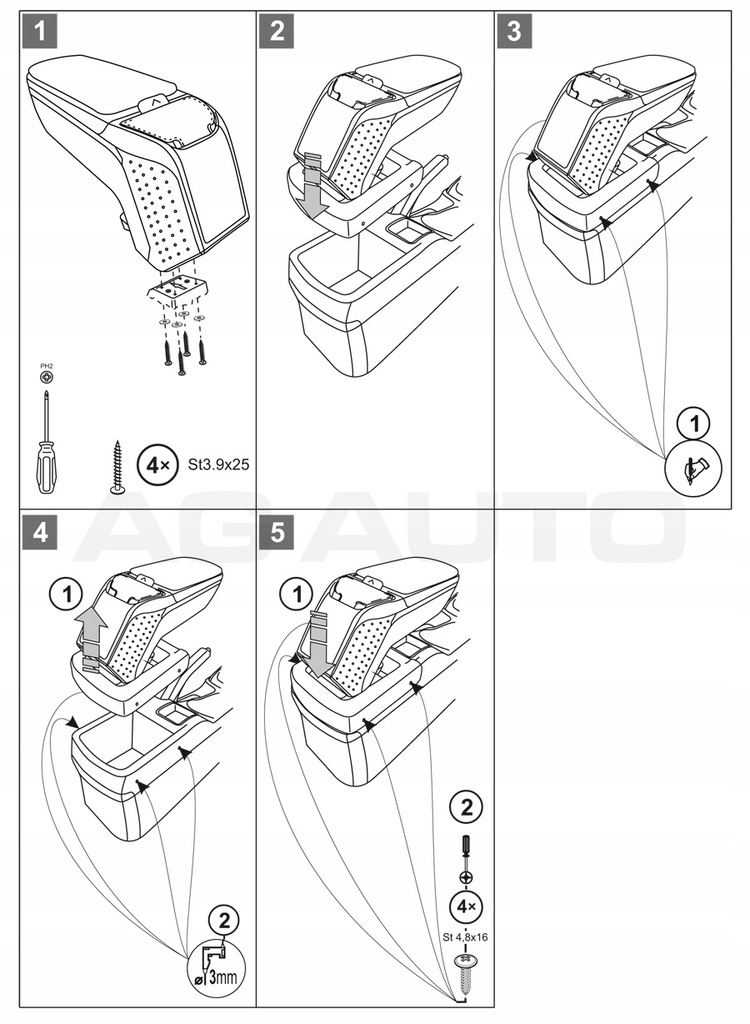 фото №7, Подлокотник с адаптер do hyundai i30, 2007-2011, arm2-black