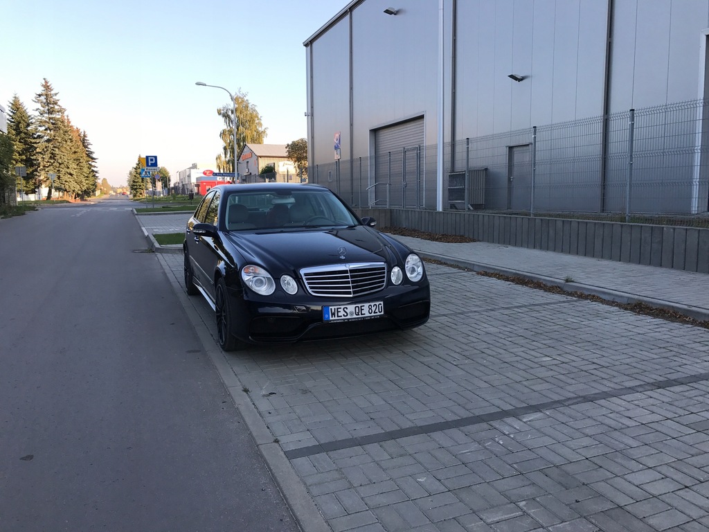 фото №6, Mercedes w211 facelift face lift бампер передній перед спойлер тюнінг