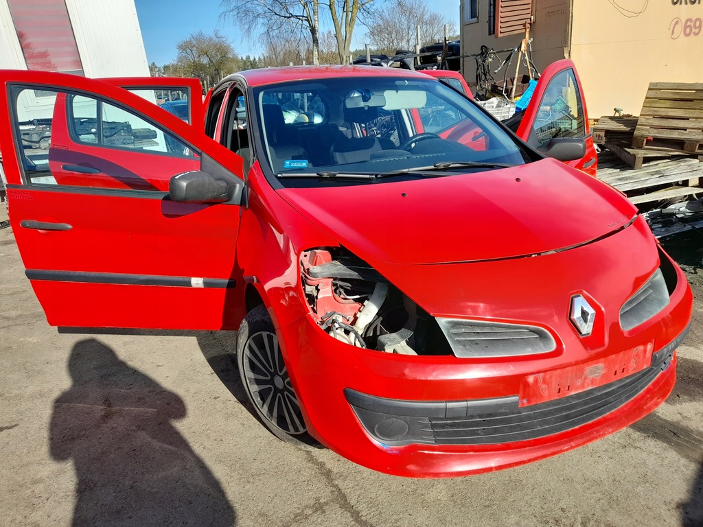 фото №11, Renault clio iii капот крышка двигателя ov727