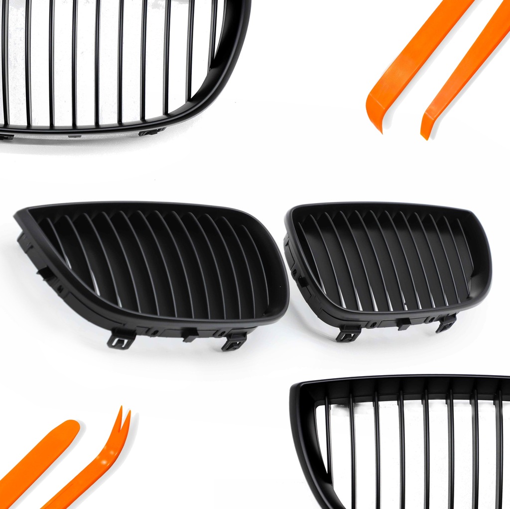 фото №1, Решітка радіатора передня bmw 1 e81 e82 e87 e88 2004-2007 чорний mat