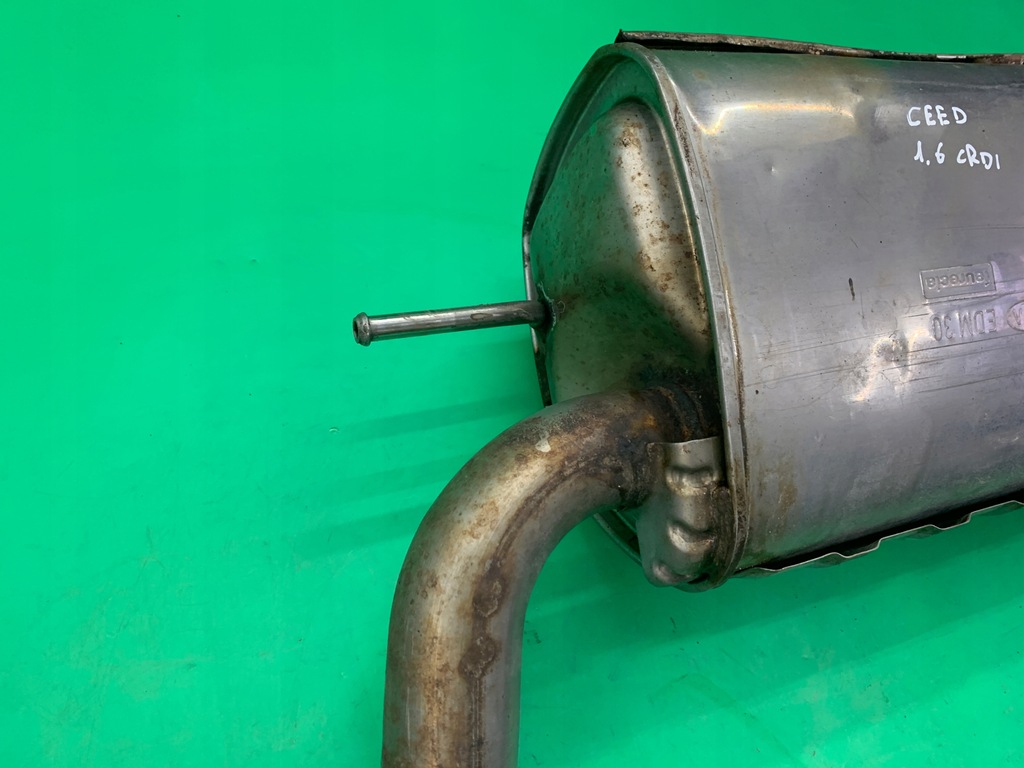 фото №11, Вихлоп гасник кінцевий труба вихлопна kia ceed i 1.6 crdi 06- edm30