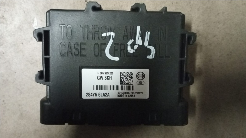 фото №4, Модуль блок керування renault twingo spring 284y66la2a