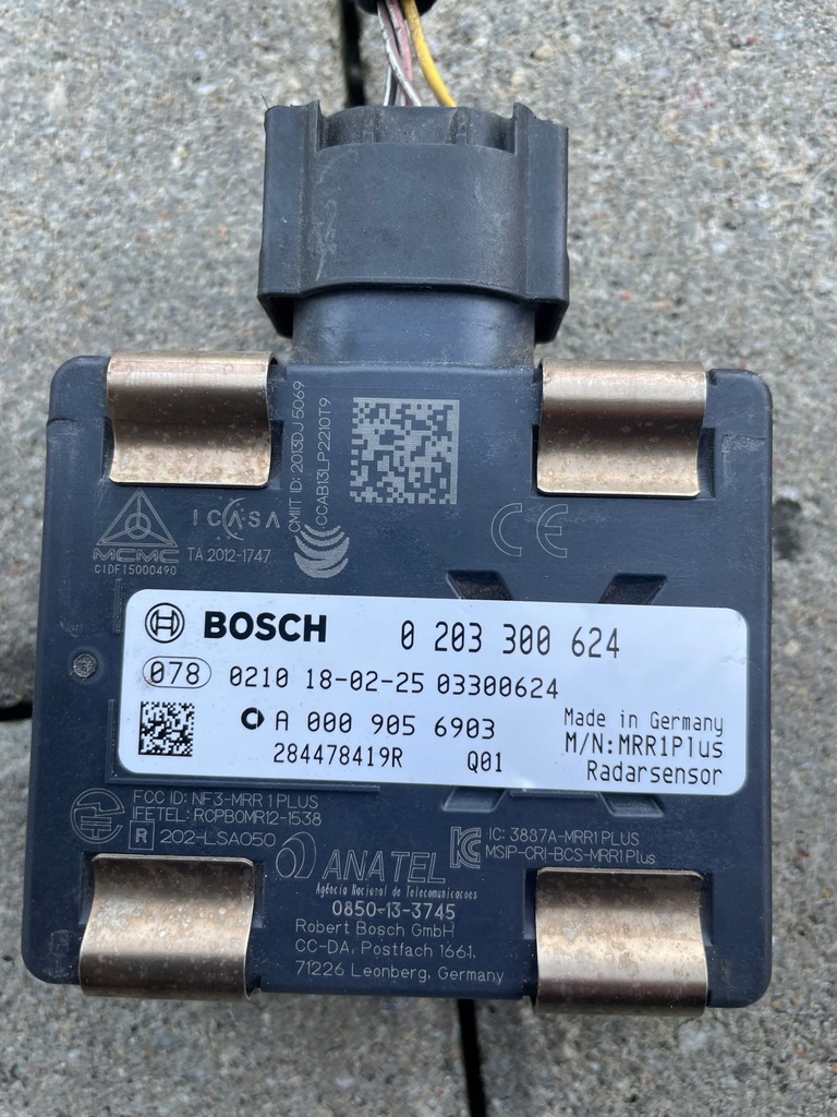 фото №1, Smart forfour lift w453 радар датчик 0203300624