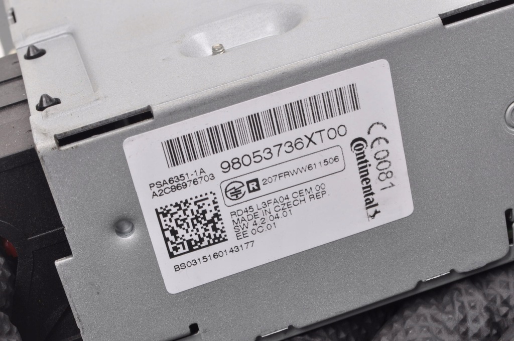 фото №3, Peugeot partner ii радио cd 98053736xt