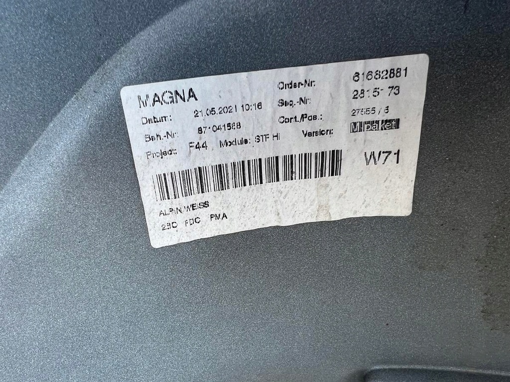 фото №8, Бампер задняя задний bmw 2 f22 m-pakiet