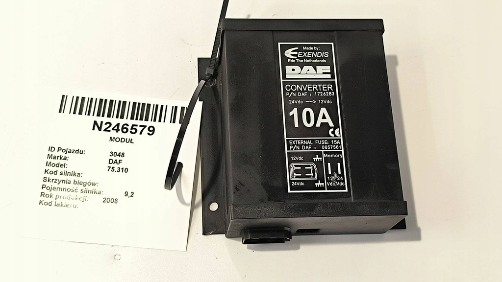 фото №1, Преобразователь 1726283 daf 75.310