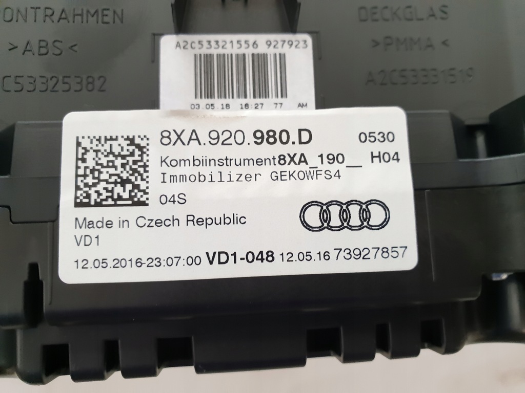 фото №6, Audi оригинальный номер 8xa920980d