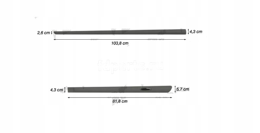 фото №1, Накладки бічний ліва 2 szt. alfa romeo 166