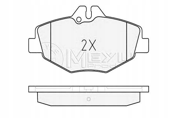 Купить Meyle тормозные колодки тормозные mercedes перед w211 02- mey