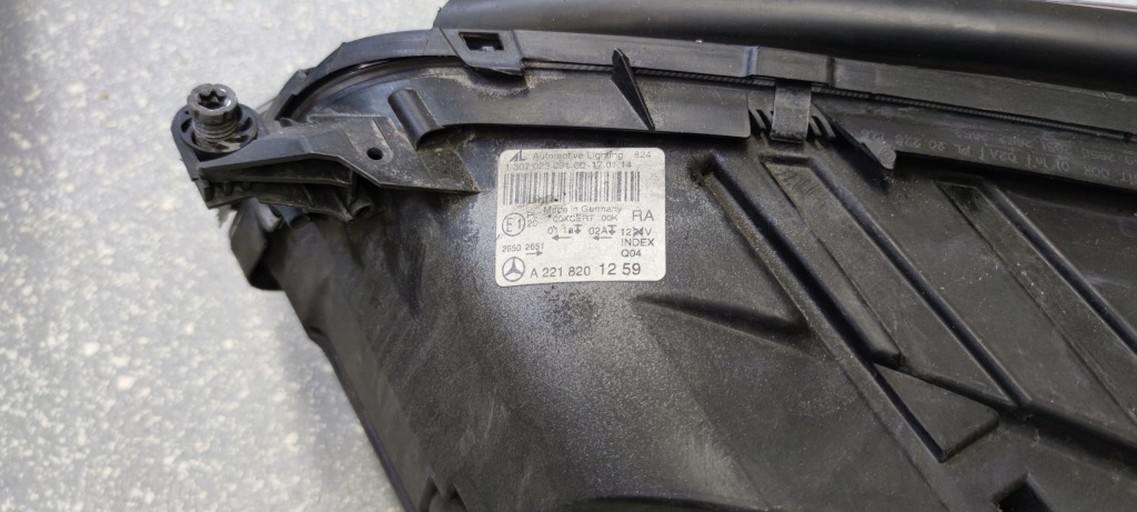 фото №7, Mercedes w221 лампа права передня ксенон lift uk