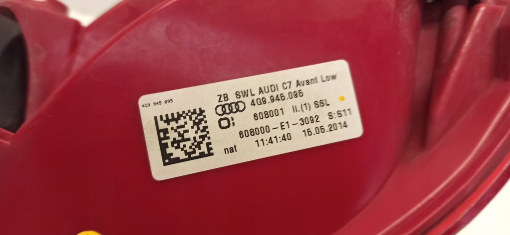 фото №6, Audi a6 c7 kombi avant лампа задняя левая 4g9945095