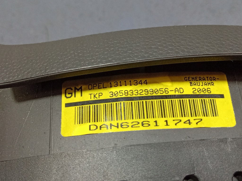 фото №8, Opel astra h подушка безпеки подушки безпеки перед натягувачі