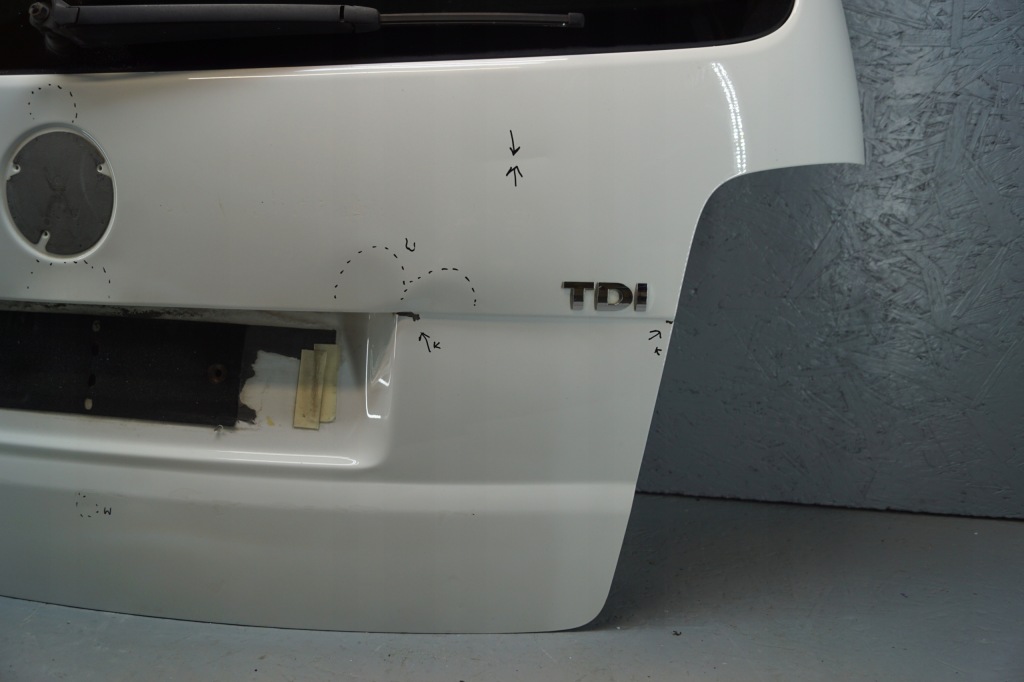 фото №7, Крышка багажника багажника задняя vw touran i lift