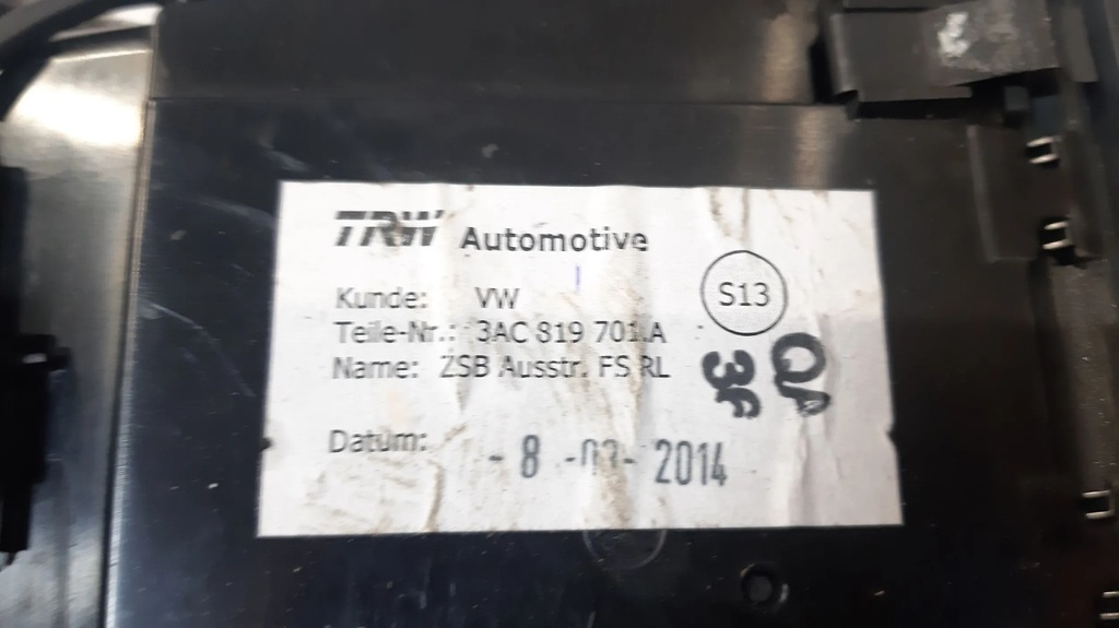 фото №5, Volkswagen passat b7 2012 решётки обдув