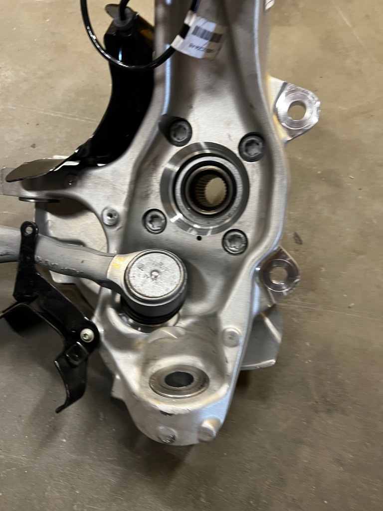 фото №10, Поворотный кулак ступица датчик abs перед правый land rover defender ii l663