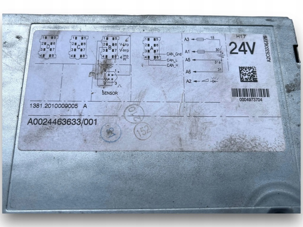 фото №5, Mercedes actros mp4 тахограф 0024463633 !m