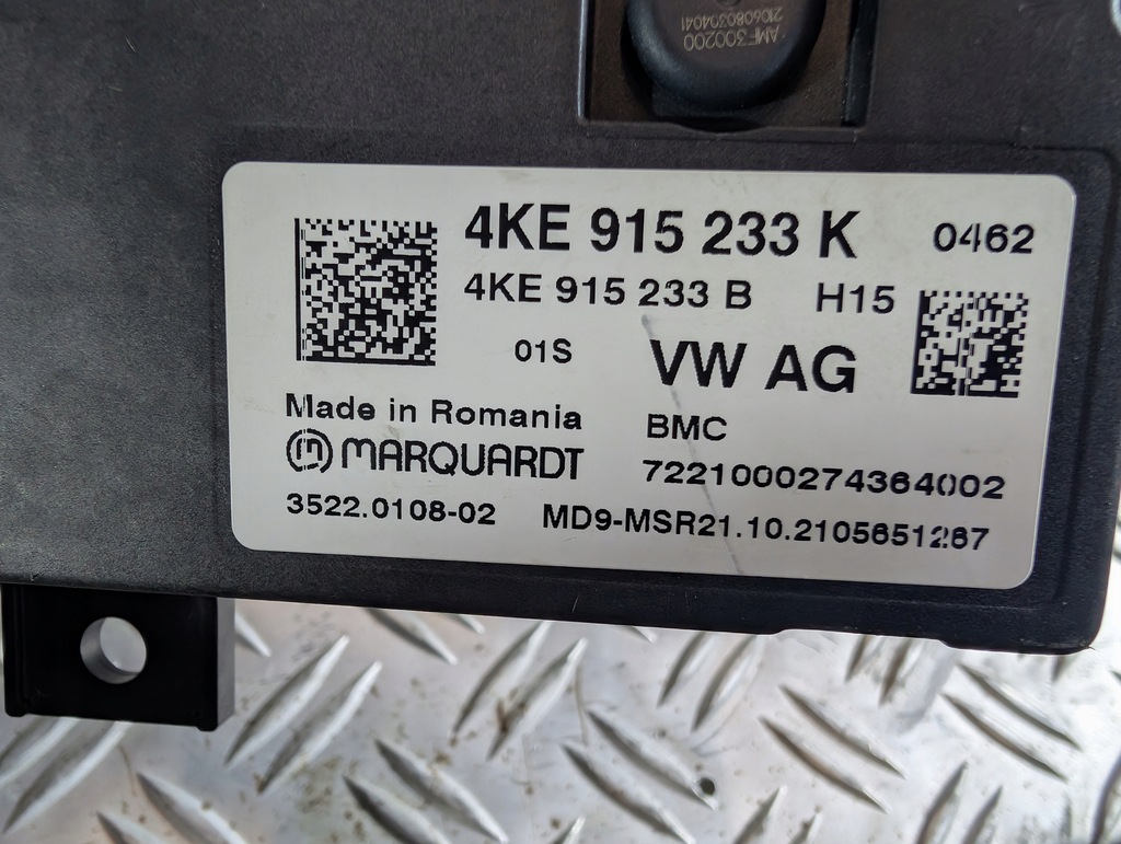 фото №7, Модуль блок керування акумулятор audi 4ke915233k