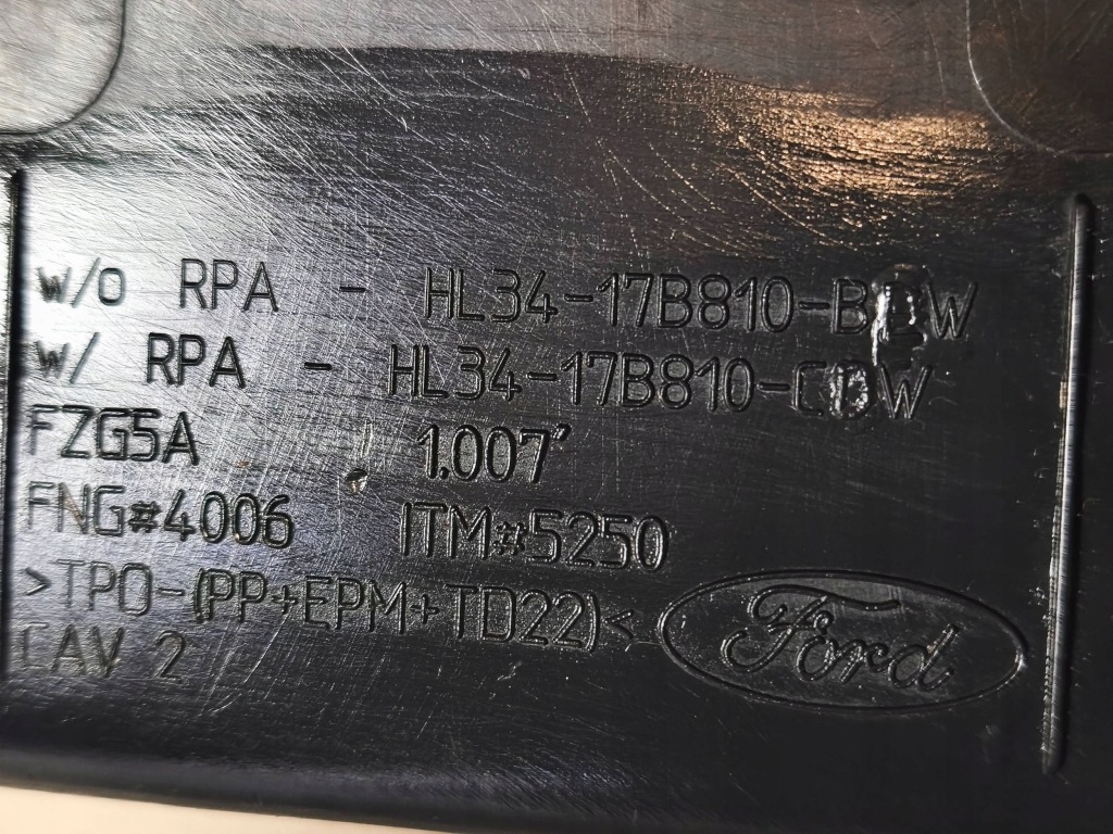 Защита бампера заднего бампер ford f150 f-150 hl3417b810b с Разборки