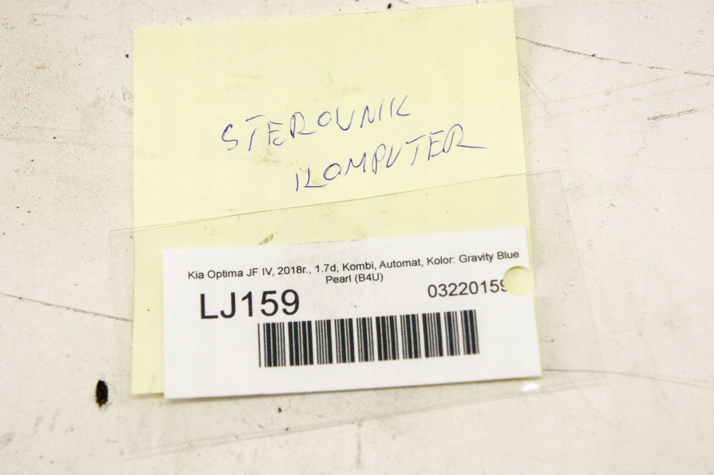 фото №8, Lj159 kia optima iv jf 1.7crdi бортовой компьютер двигателя