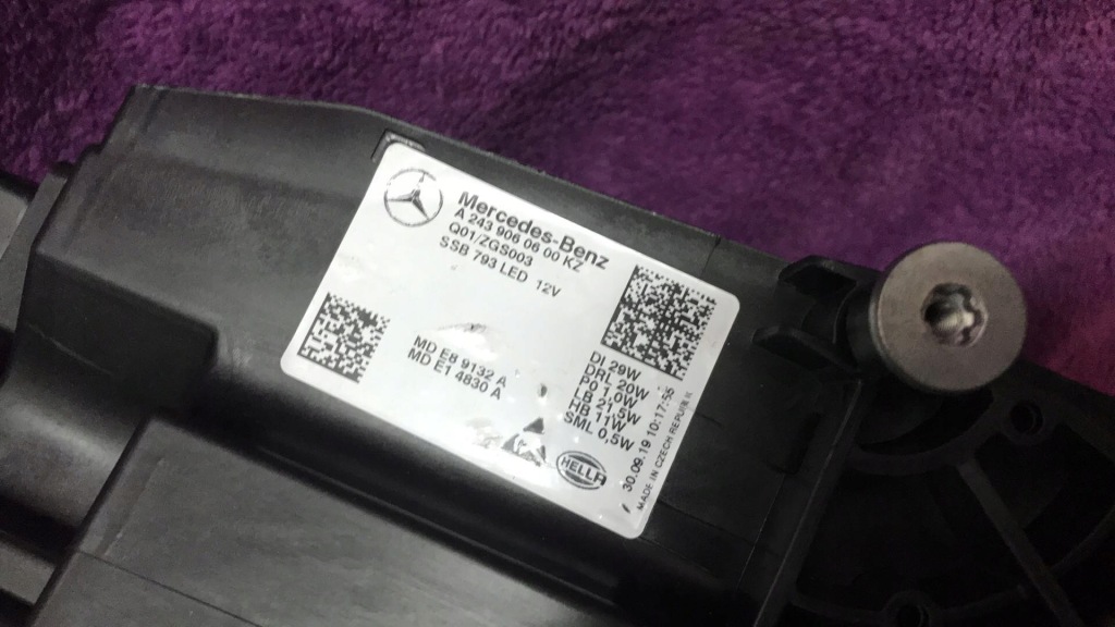 Фара mercedes eqb a2439060600 америка правая full led Цена