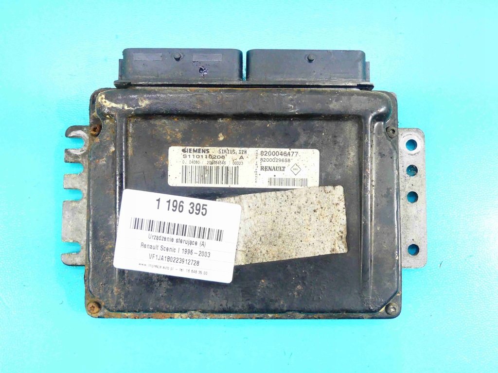 фото №1, Бортовой компьютер renault scenic i 8200046477 2.0 16v