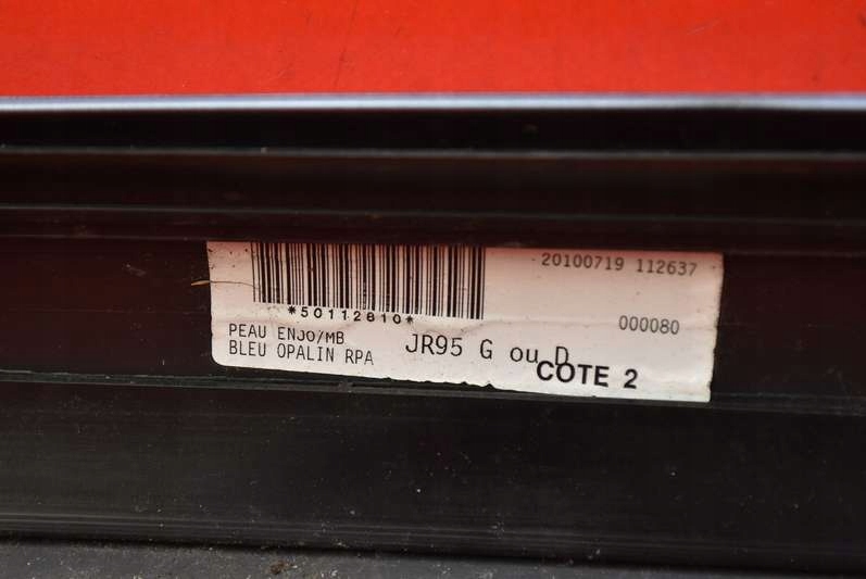 фото №7, Накладка стойка левая голубой 768350002r renault megane grand scenic 3 iii