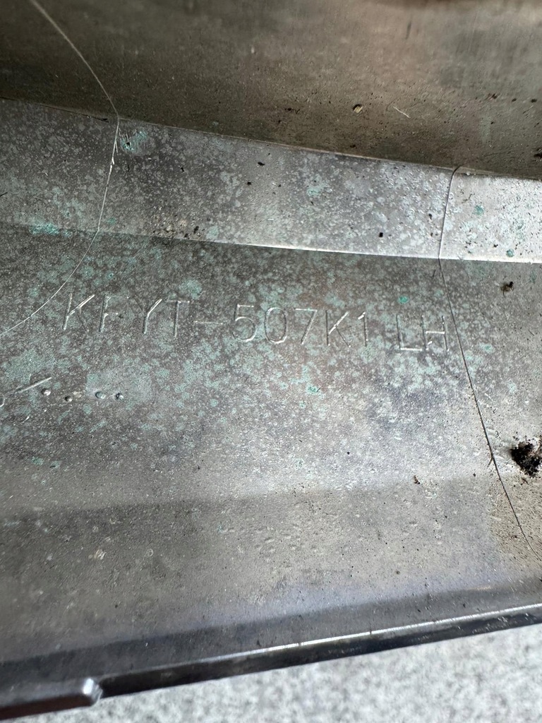 фото №9, Хром молдинг бампера левый перед mazda cx5 ii cx-5 2017-2021 kb8a-507k1