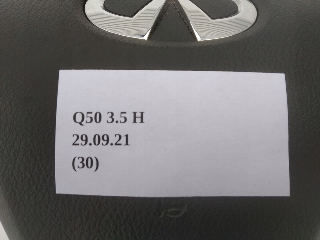 фото №8, Подушка водія подушка безпеки infiniti q50