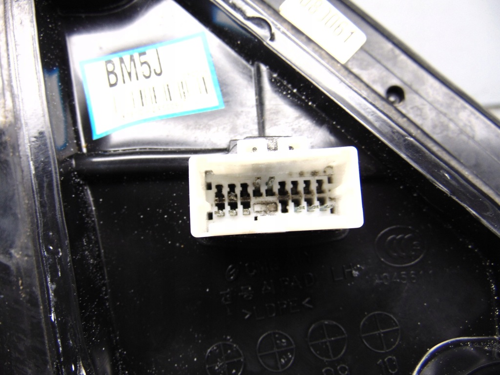 фото №14, Дзеркало ліва hyundai santa fe 2 ii 8pin 5j europa