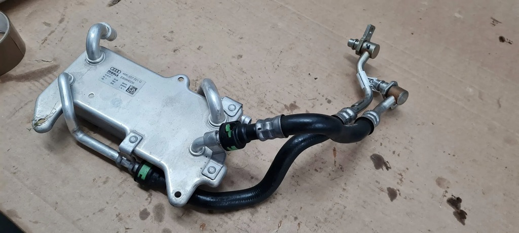 фото №9, S5 8w lift радиатор коробки масла провода 3.0 tfsi 4m0317021g s4 b9 8w