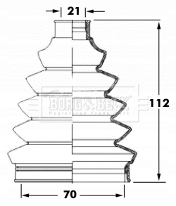 фото №1, Защита шарнир kpl citroen c2 fiat panda bcb6067