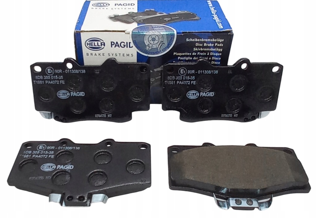 фото №1, Тормозные колодки osi перед toyota 4 runner ii iii hilux v vi land cruiser vw taro