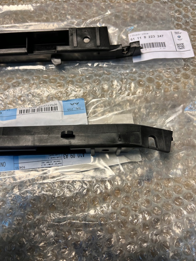 фото №8, Bmw e65 przedlift направляющая бампера правый 51118223248