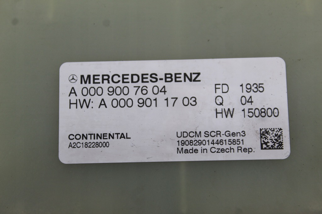 фото №3, Mercedes sprinter 907 910 модуль выхлопных газов