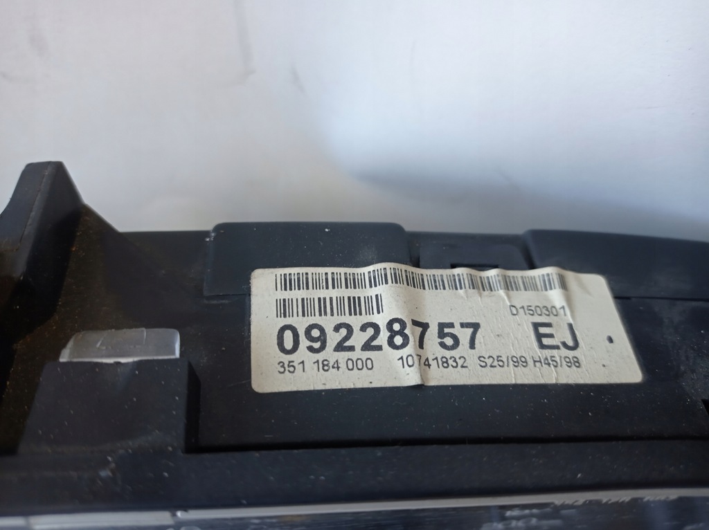 фото №5, Лічильник прилади opel zafira a 2.0 dti 09228757