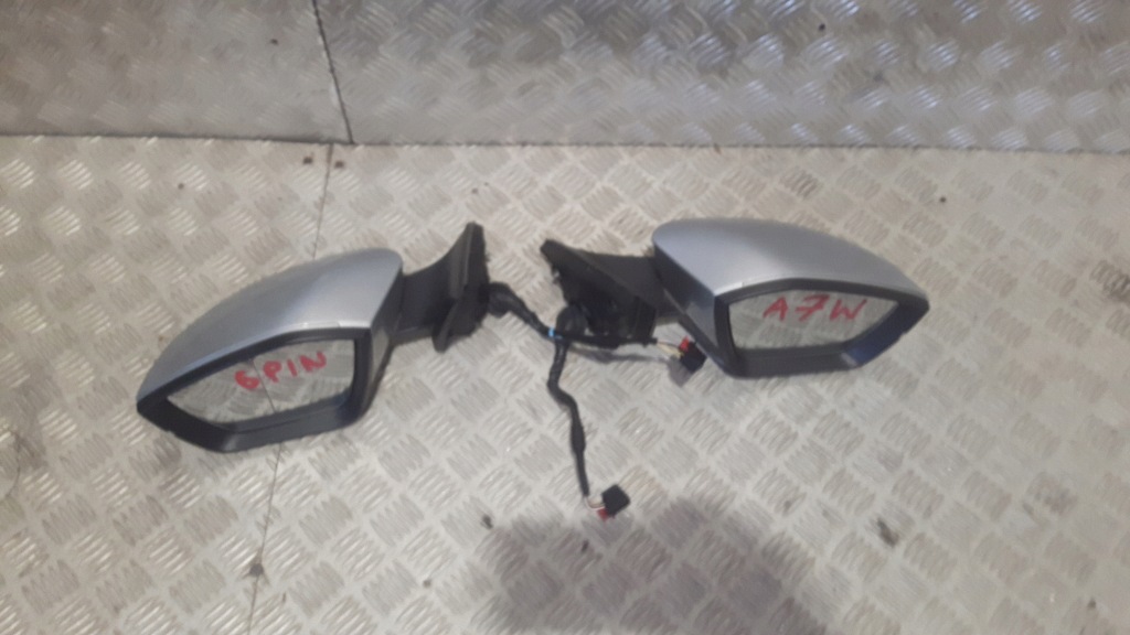 фото №1, Skoda octavia iv 4 зеркало левая 6pin la7w