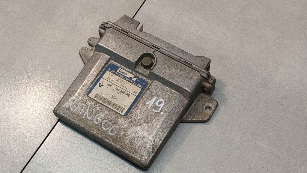 фото №6, Блок керування двигуна kangoo i 1.9 d 7700868300