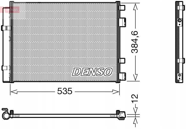 фото №4, Радиатор кондиционера denso dcn41020