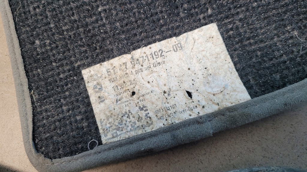 фото №10, Bmw 2' f44 gran coupe 22r коврики велюровые комплект 9471192