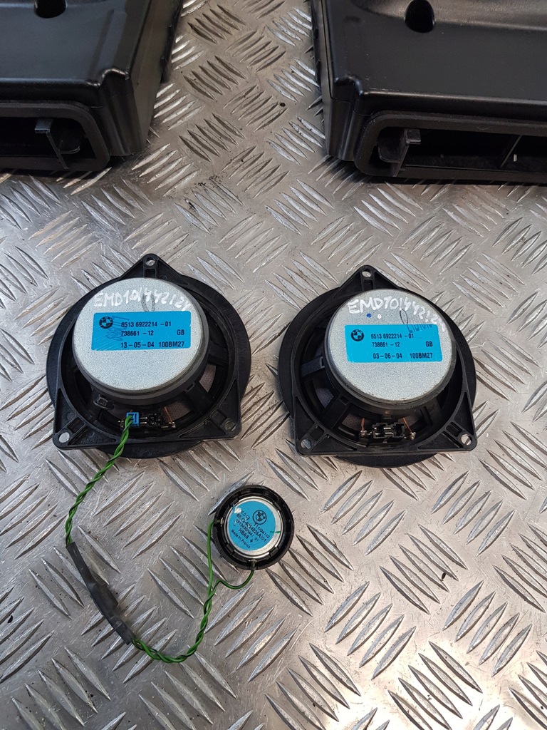 фото №14, Динамик басовый pod сиденье правый + левый i dwa динамики w дверь bmw 1 e87 04r-