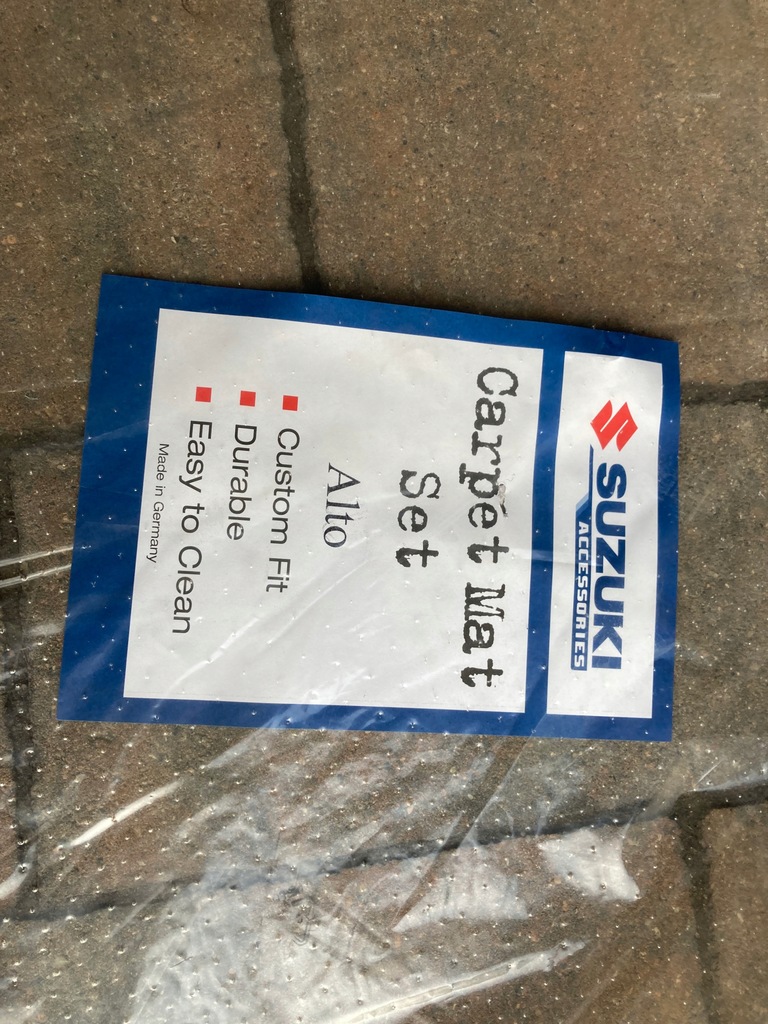 фото №7, Nowe велюровые коврики suzuki alto 2009+ оригинальный номер