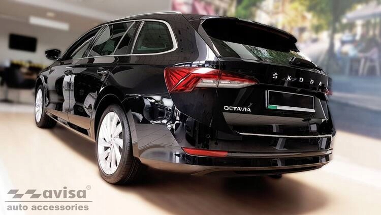 фото №8, Набір skoda octavia 4 kombi накладка na бампер задній + накладки порогові