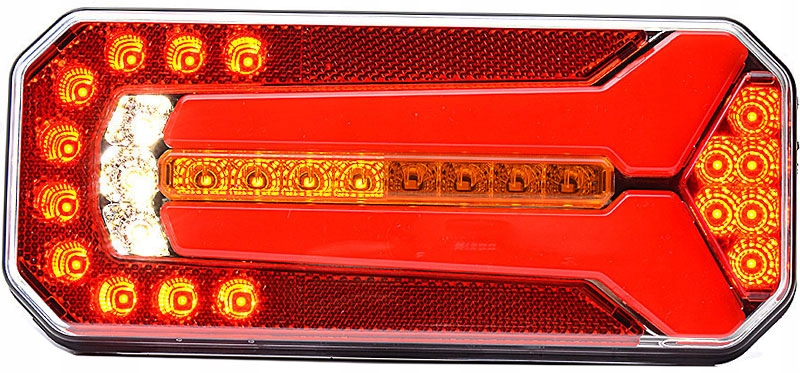 Лампа задняя комбинированная 12/24v led диодная tir waś Доставка